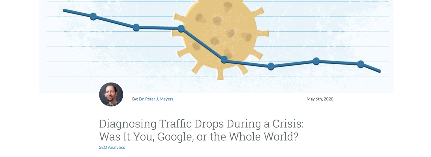 Diagnosing Traffic Drops During a Crisis: Was It You, Google, or the Whole World?