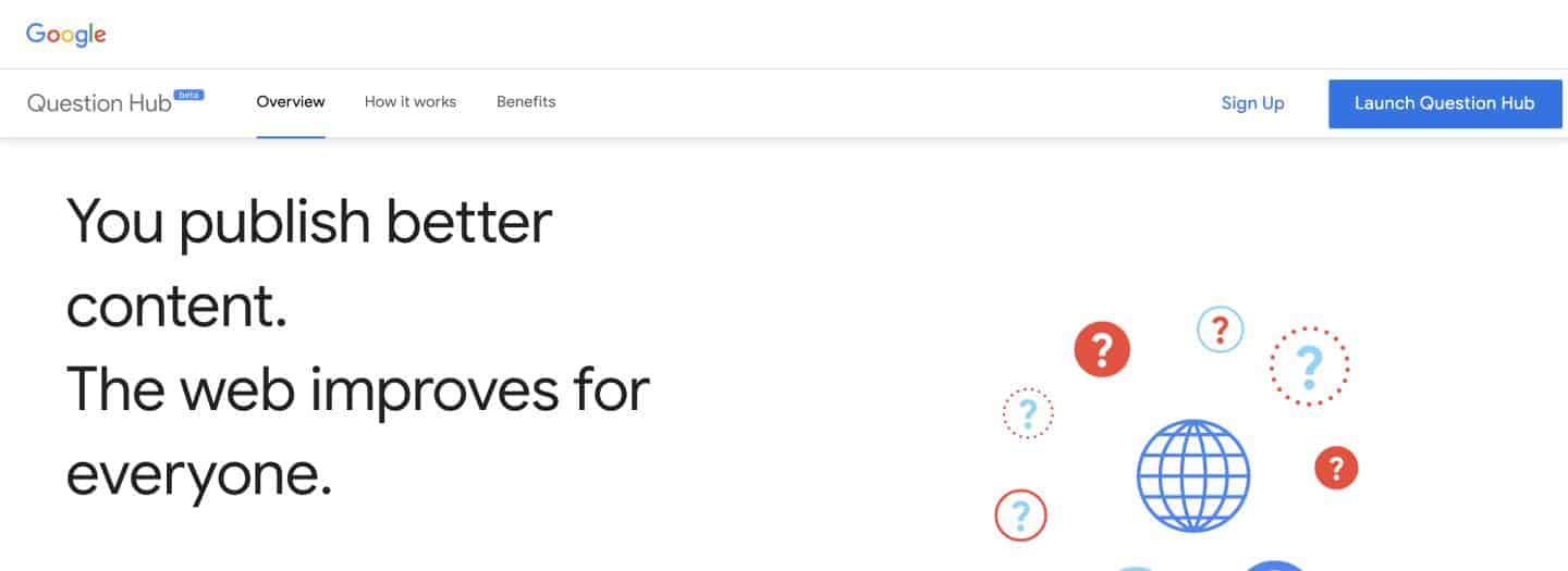 Google Question Hub