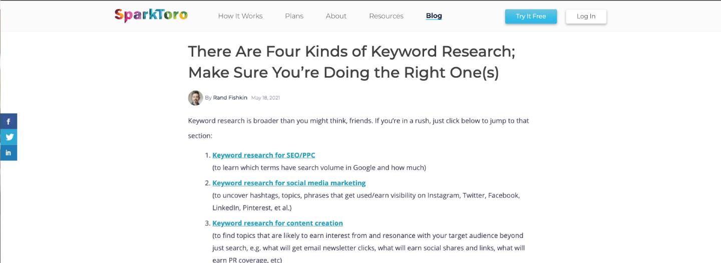 There Are Four Kinds of Keyword Research; Make Sure You’re Doing the Right One(s)