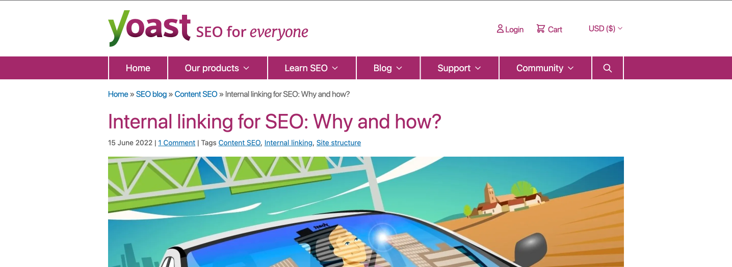 Internal linking for SEO: Why and how?