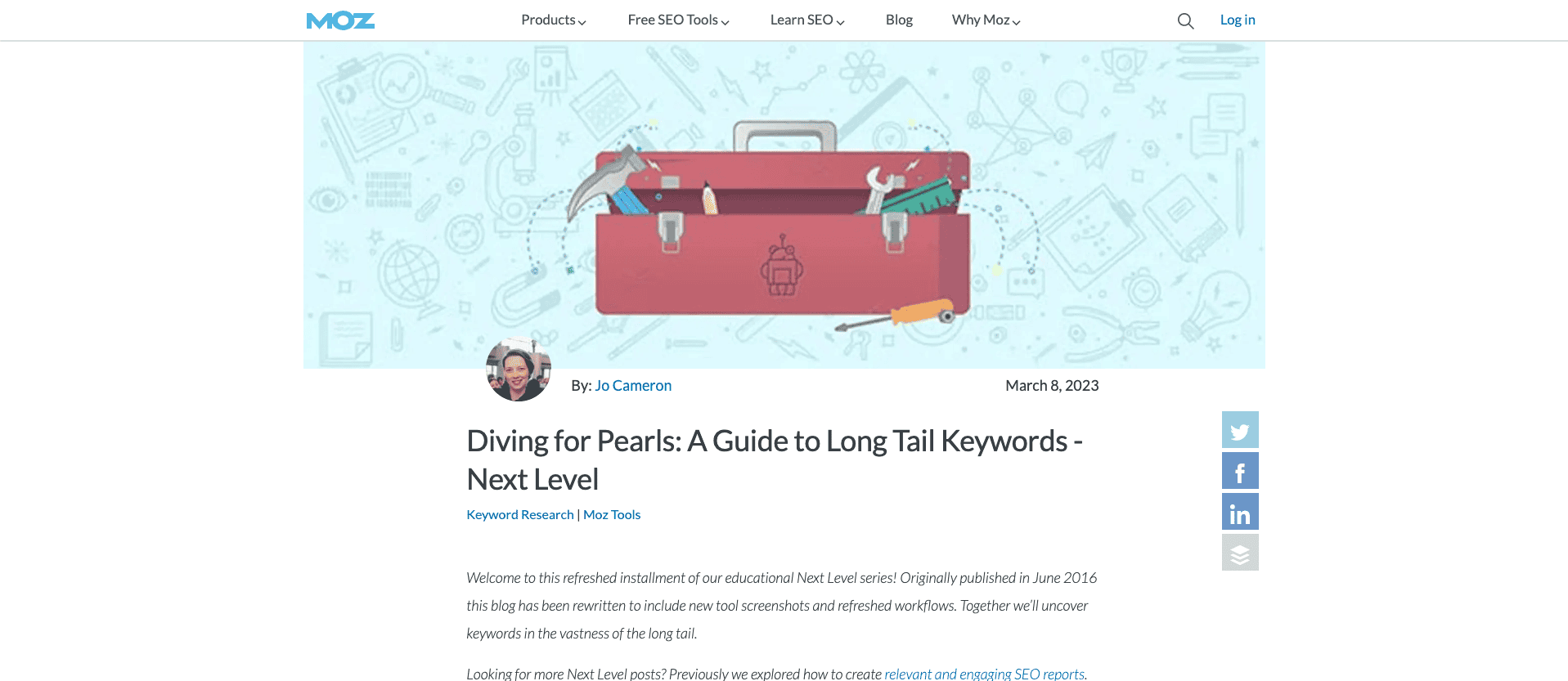 Diving for Pearls: A Guide to Long Tail Keywords – Next Level