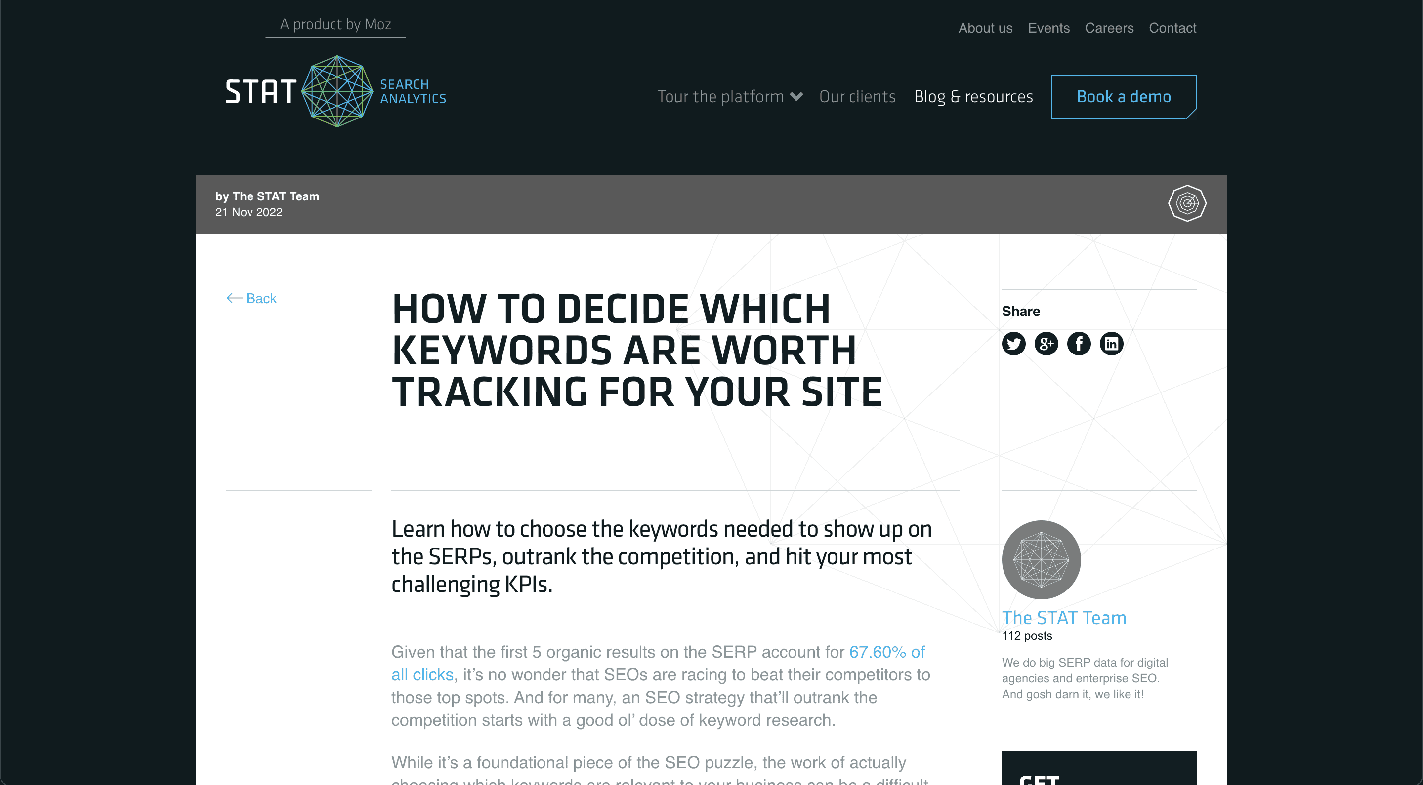 How to Decide Which Keywords are Worth Tracking for Your Site